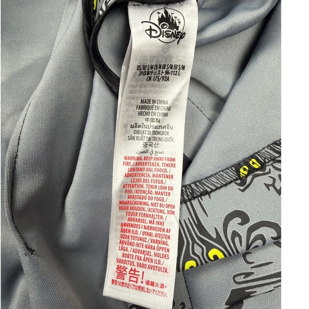 Disney Haunted Mansion Damask Pattern Blazer Jacket Glow in the Dark‎ S/M NWT - Picture 7 of 7